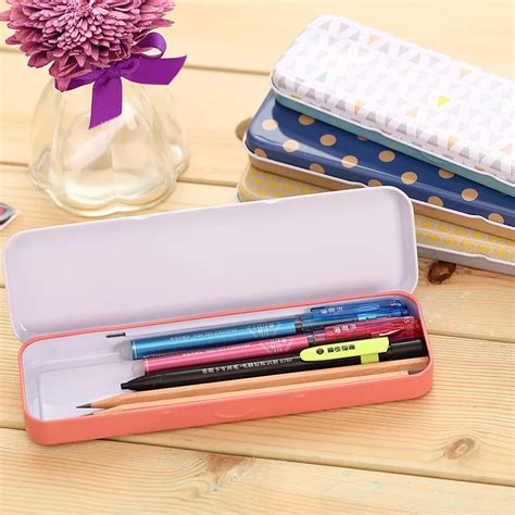 metal pencil box for kids|metal pencil case with lock.